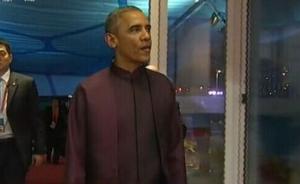 美媒：奥巴马晚宴不坐红旗还嚼口香糖，中国网民不高兴