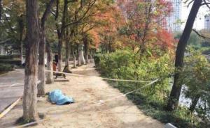 西安兴庆宫公园内一男子杀妻后跳河，目击者称其拒被救溺亡