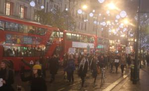 弗格森案抗议蔓延至英国，伦敦市中心道路一度瘫痪