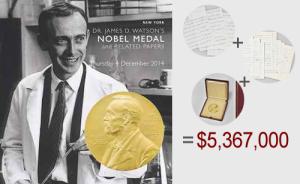 DNA双螺旋发现者把诺奖奖章卖了，他曾被科学界“开除”