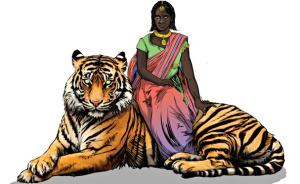 漫画中的当代印度新英雄：在女神与老虎的帮助下反抗性暴力
