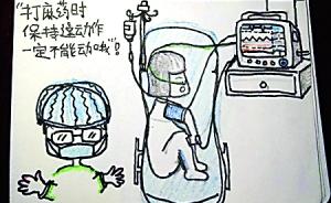 帅气麻醉师手绘漫画，顺利助聋哑产妇生子