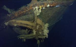 水下直播日本“武藏”号残骸，曾为世界最大战列舰之一
