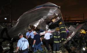 美国费城列车脱轨已致7死200多伤，司机鲁莽超速1倍多