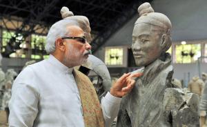 直击|印度总理莫迪抵达西安，首站与兵马俑“亲密接触”