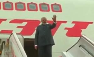印度总理莫迪结束访华，从上海启程前往蒙古国
