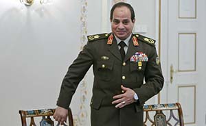 埃及前军方领导人塞西赢得总统选举