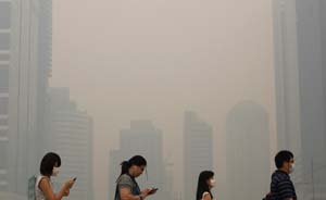 上海去年空气污染日达124天，全年PM2.5日均值超标
