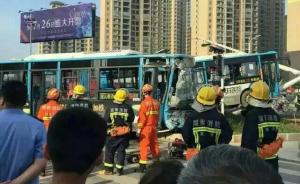 湖南邵阳两公交车相撞已致2死34伤，死者含一名13岁男生
