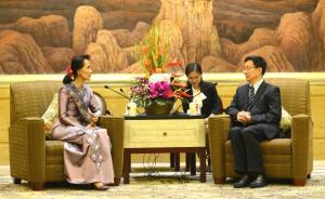 上海市委书记韩正会见缅甸全国民主联盟主席昂山素季