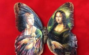 在蜜蜂翅膀上绣字不算什么，画家在蝴蝶翅膀上复制世界名画