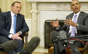 美国将向澳大利亚增兵，讨论共同干涉伊拉克局势