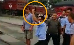 陕西勉县民警使用枪械致一人受伤，官方：堵门撕扯场面失控
