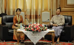 缅甸政局矛盾公开化：遭解职执政党主席为何密会昂山素季？