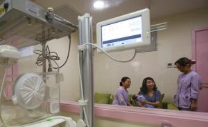 上海儿童医院新设“亲子陪护”病房，允许家长隔着玻璃看宝宝