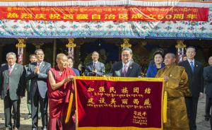 每逢十周年大庆，中央都曾派由国家领导人任团长的代表团进藏