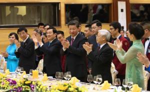 习近平会晤越国家主席，张晋创称决不让分歧影响两党两国关系