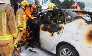 温州惨烈车祸：凌晨快递车与轿车相撞起火，已致4死1伤