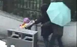 视频｜上海一小偷行窃即被按倒，早已被探头发现民警一路追踪