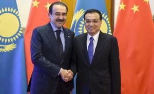 哈萨克斯坦总理抵华参加上合总理会，李克强举行欢迎仪式