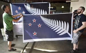 新西兰备选国旗最终确定：银蕨叶南十字星图案，黑白蓝配色