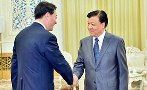 刘云山会见日本民主党党首：中国共产党愿同日本各党加强交流
