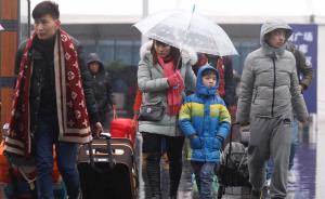 全国大范围雨雪降温，沪昆、京沪高铁受影响多趟列车晚点