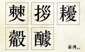 汉字听写大会上的字你能写出几个？