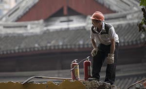 上海市中心古寺修缮启动，大雄宝殿将在明年平移预计历时半年