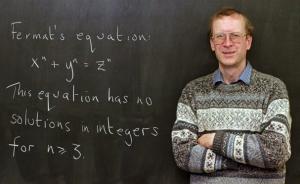 英国数学家怀尔斯获阿贝尔奖，他出色证明了费马大定理