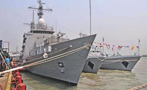 孟加拉海军2艘中国造护卫舰与二手美国军舰同期服役