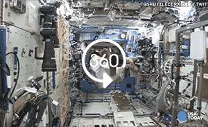 360°全景｜人类飞向太空55周年，全景漫游国际空间站