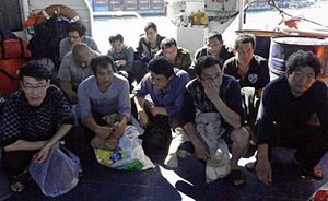 中国12名渔民在菲律宾被判刑，罪名为非法捕捞