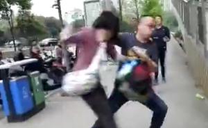 成都警方就“男子街头暴打女子抢夺防卫喷雾器”视频展开排查