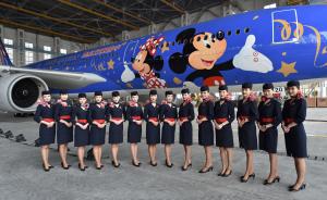 东航未来将有6架迪士尼彩绘飞机，部分迪士尼航班已涨至全价