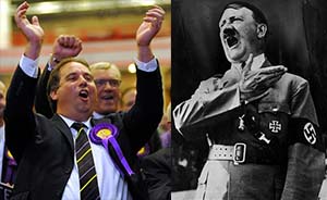 英极右翼政党议员：“希特勒的演讲可以启迪我们”