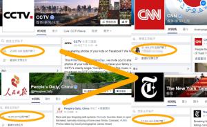 中国官媒脸书粉丝数超越CNN与纽约时报：熊猫高频次现身