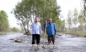 石家庄两位残疾老人相助种树15年达上万棵，视频火遍全球