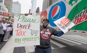 为抑制过度肥胖，美国费城明年开始征收“汽水税”