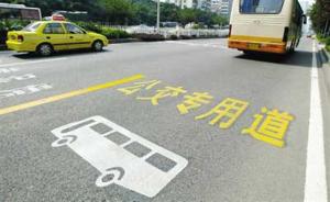 上海浦东一段公交专用道几乎无公交车使用遭质疑
