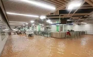 上海地铁否认有地铁站被淹，网传视频还曾被指为郑州等地地铁