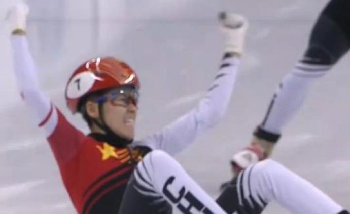 短道速滑世界杯中国站，范可新为中国队夺首金