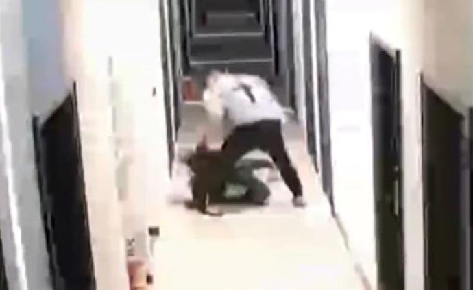 深圳一女子屡遭男友家暴：从家打到走廊，楼梯间监控拍下全程