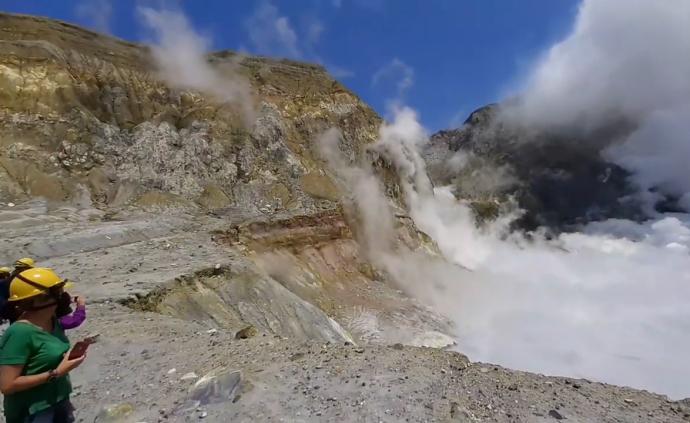 怀特岛火山喷发前视频曝光，已致8死