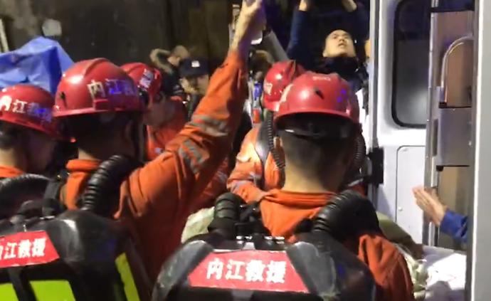 杉木樹煤礦13名礦工生還,救出畫面曝光