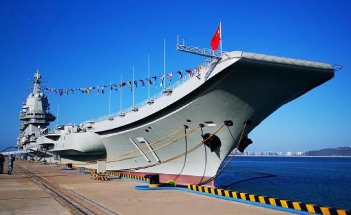 国产航母山东舰交舰签字仪式在三亚举行