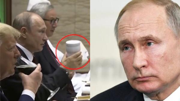 普京揭秘保温杯玄机：喝的是草药不是茶