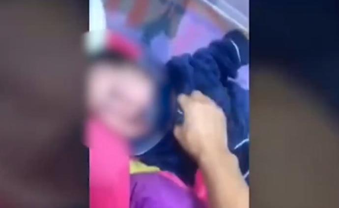 启东警方：一男子虐娃还持刀开车威胁“砍人”，正接受调查