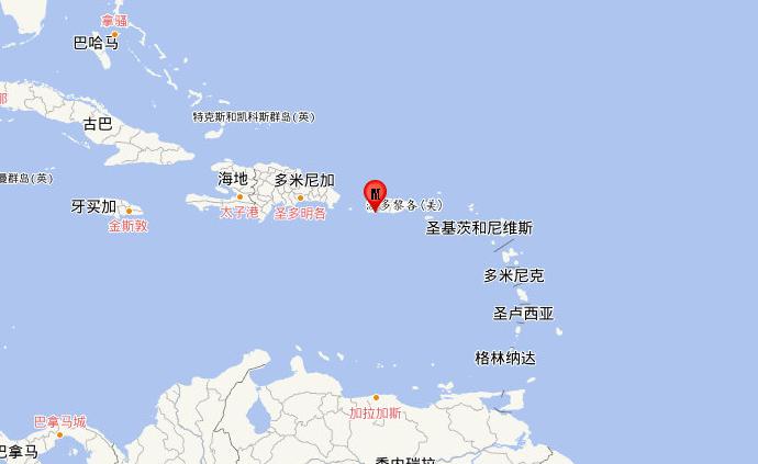 美属波多黎各6.4级地震已致1死8伤，当地进入紧急状态