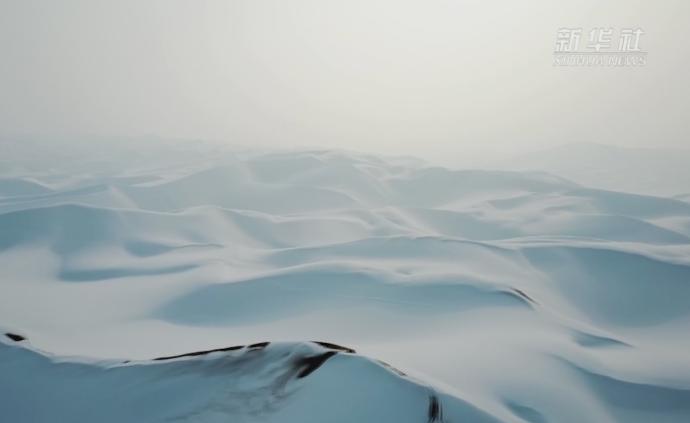 沙漠雪海！吐鲁番鄯善迎40年一遇大雪